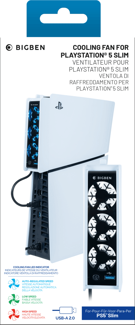 Lüfter [white/black] für PS5 Slim