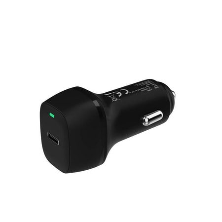 USB-C 20W Schwarz Autoladegerät