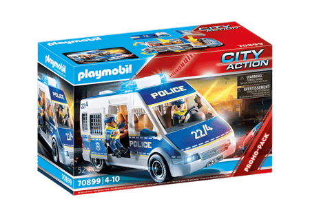 70899 City Action Polizei-Mannschaftswagen mit Licht und Sound