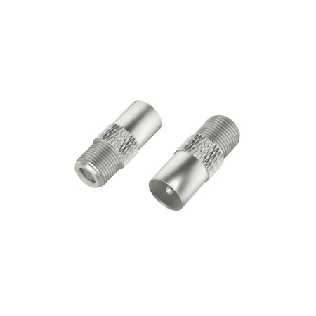 SAT-Adapter-Set F-Kupplung - Koax-Stecker/F-Kupplung - Koax-Kupplung