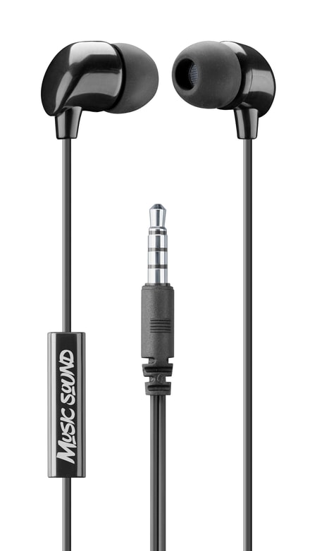 Music & Sound IN-EAR Earphones Black (60585)