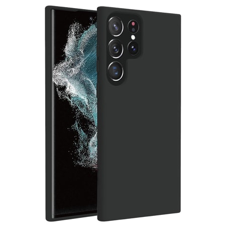 Hype Cover, Schutzhülle für Samsung Galaxy S23 Ultra Schwarz (63515) Handyhülle