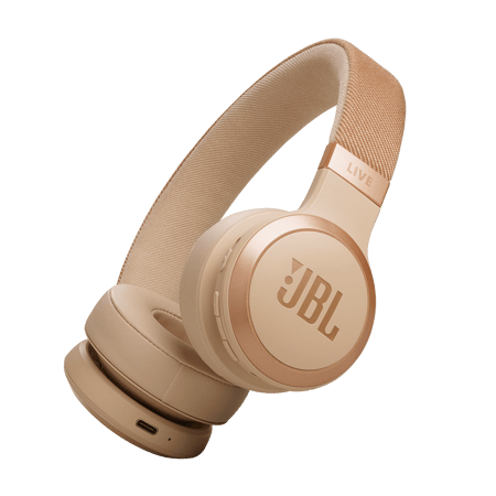 LIVE 670NC sandstein kabelloser On-Ear-Kopfhörer mit True Adaptive Noise Cancelling