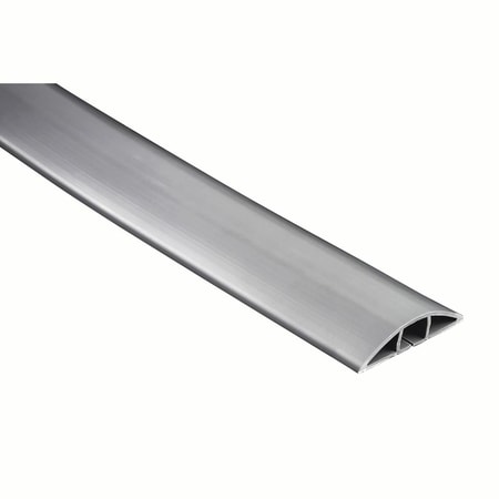 Flexibler Kabelkanal, selbstklebend, halbrund, 180 x 6 x 1 cm, PVC, Grau (00220983)