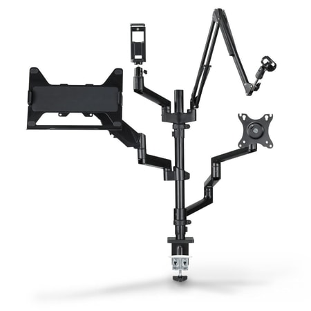 Monitorhalterung für Streaming Setup, 4 Arme, höhenverstellbar, schwenkbar (00004663)