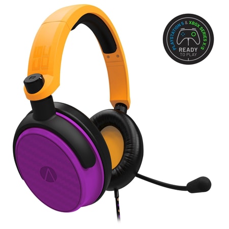 Stereo Gaming Headset C6-100, Orange/Lila