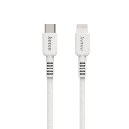 Ladekabel "Eco", USB-C - Lightning, 1 m, Weiß (00187284)