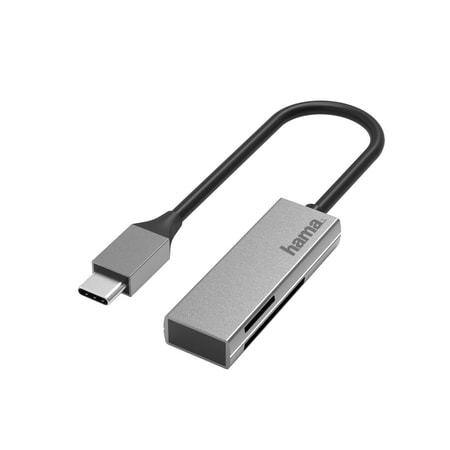 USB-Kartenleser, USB-C, USB 3.0, SD/microSD, Alu