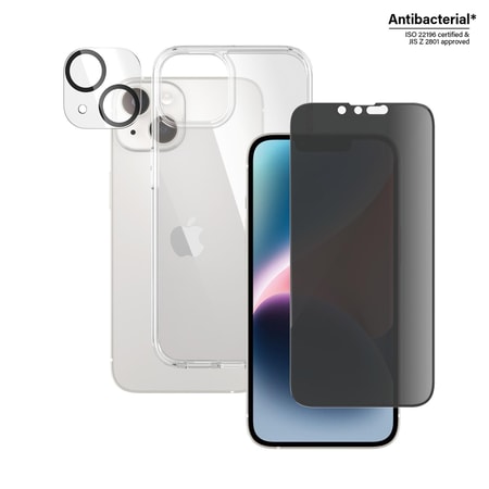 3-in-1 Privacy Protection Pack iPhone 14 (B0401+P2783)
