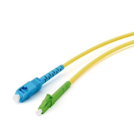 Netzwerkkabel Glasfaser Netzwerkkabel, LC/APC-Stecker <-> SC/UPC-Stecker, 10 Gbit (45715)