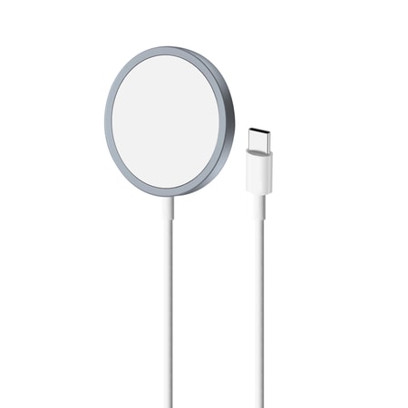 Magnetic Charger USB-C Ideal For IPhone 12, 13 And 14 Blau