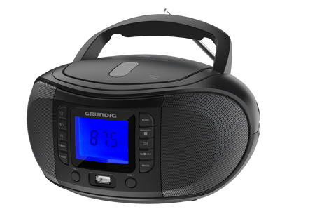 GRB 3500 Schwarz Radiorekorder mit CD-Spieler