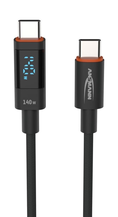 USB-C Kabel, 1,2 m, Grau