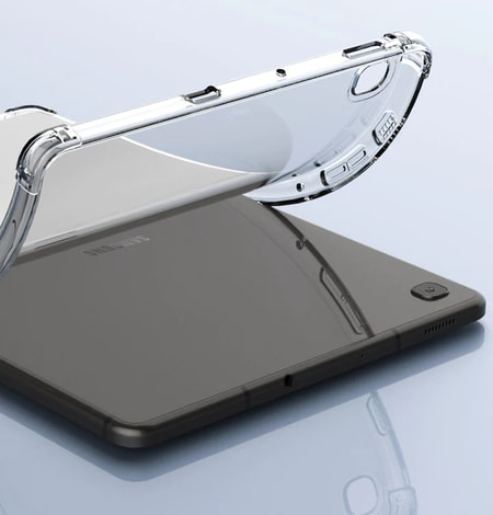 araree S Cover+ Penholder f. Samsung Galaxy Tab S6 Lite, Clear Tablet-Hülle