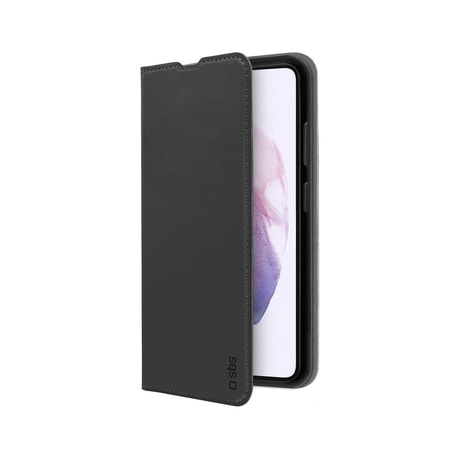 Bookcase Wallet Lite-Hülle für Samsung Galaxy S22+, Schwarz