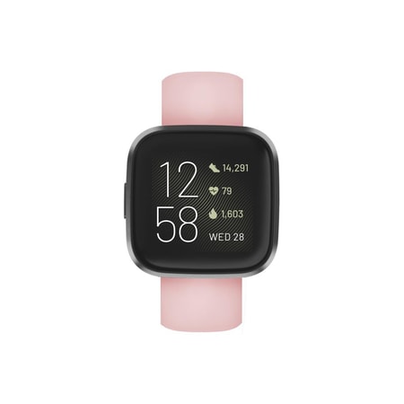 Silikon-Wechselarmband für Fitbit Versa 2 / Versa / Versa Lite, rosè, universal