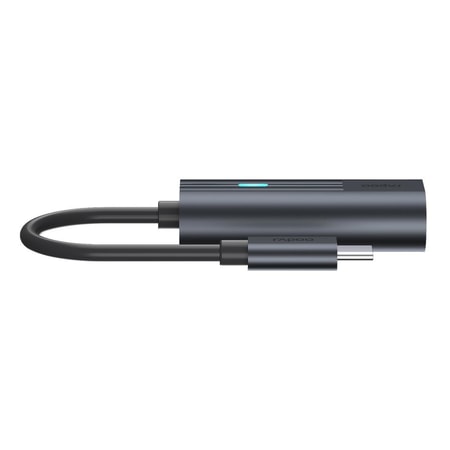 USB-C Adapter, USB-C auf Gigabit LAN, grau
