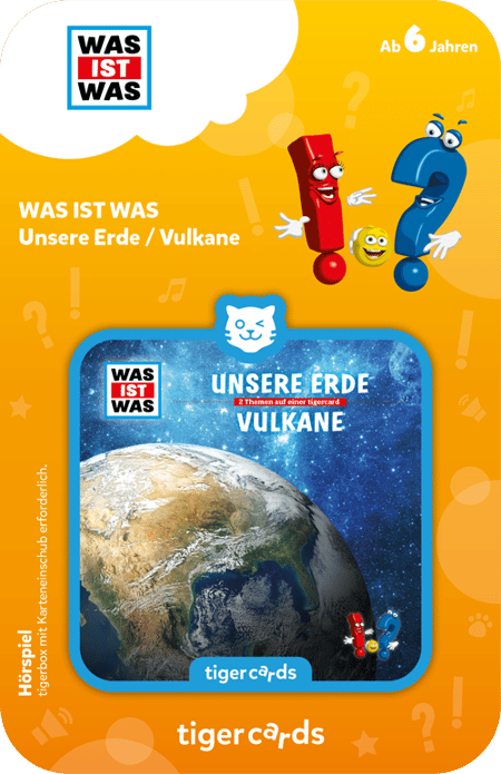 tigercard WAS IST WAS: Unsere Erde / Vulkane