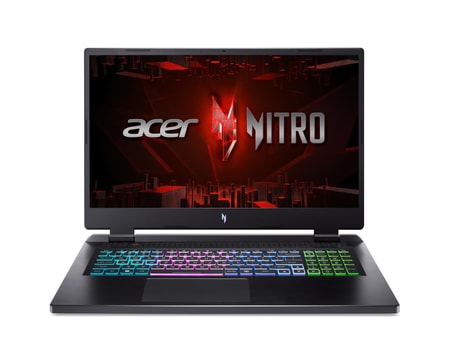 Nitro 17 (AN17-41-R2VK), Schwarz, 17,3 Zoll, WQHD, Ryzen 7 7840HS, 16 GB, 1 TB M.2 SSD, RTX 4070