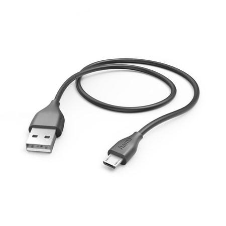 Ladekabel, USB-A - Micro-USB, 1,5 m, Schwarz