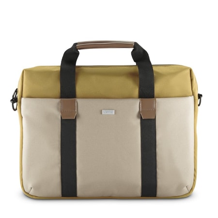 Laptop-Tasche "Silvan", nachhaltig, von 34 - 36 cm (13,3"- 14,1"), Curry (00222062) Laptop-Tasche