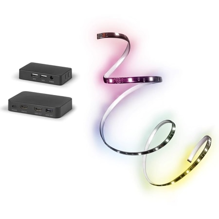 Smarte Synch Box WiFi "FLEX" mit LED-Streifen, MGC, RGB, Schwarz (00221373)