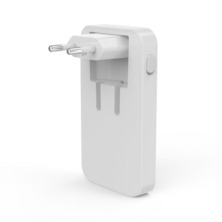 Schnellladegerät, 2x USB-C, 1x USB-A, flaches Mini-Ladegerät, PD, 65 W, WS (00201976) Ladegeräte