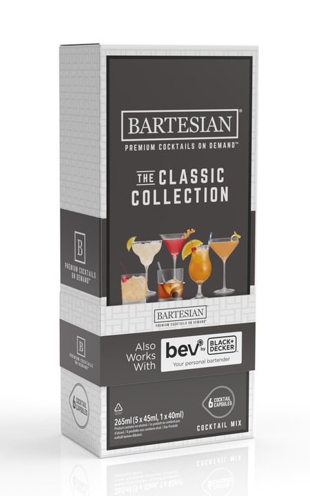 BARTESIAN Classic Collection 6er-Set Cocktail Kapseln BART101