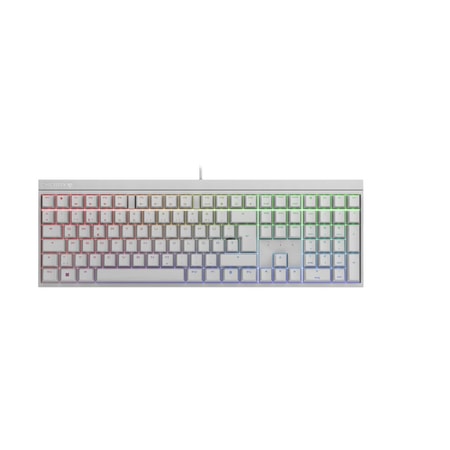 Gaming-Tastatur MX 2.0S RGB, MX Brown, Weiß