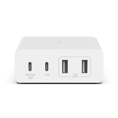 BoostCharge Pro 4-Port-GaN-Ladegerät (108 Watt) (Weiß)