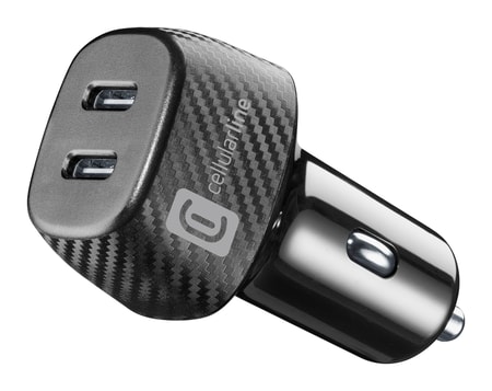 USB Car Charger Multipower Duo 40W schwarz Autoladegerät