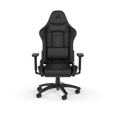 TC100 Relaxed Gaming-Stuhl, Kunstleder, Schwarz