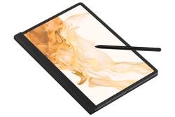 Note View Cover für Galaxy Tab S8+ schwarz Tablet-Hülle