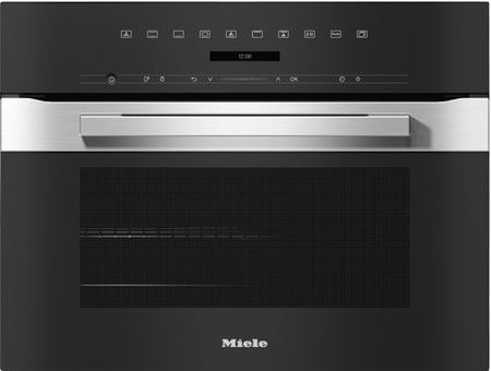 H 7244 B Kompakt-Backofen Edelstahl/CleanSteel