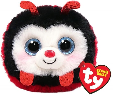 Izzy Ladybug Puffies Kuscheltier