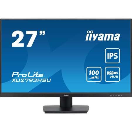 Monitor ProLite XU2793HSU-B6, Schwarz, 27 Zoll, Full HD, IPS, 100 Hz, 1 ms
