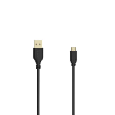 Micro-USB-Kabel "Flexi-Slim", USB 2.0, 480 Mbit/s, 0,75 m (00074264)