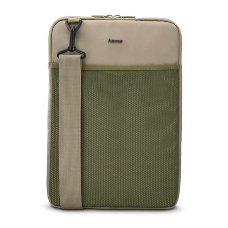 Laptop-/Tablet-Sleeve "To Go" zum Umhängen, bis 31 cm (12,1"), Beige-Grün
