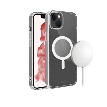 Mag Steady Cover, Magnetic Wireless Charging Support für iPhone 14 Plus Transparent (63484)