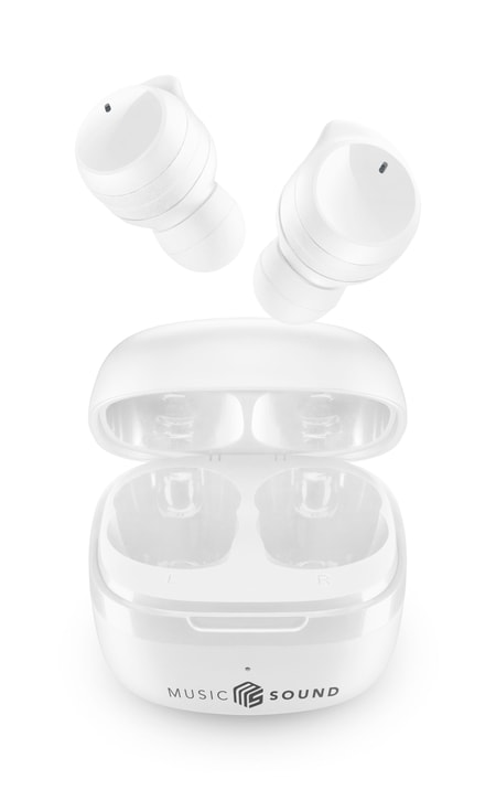 Music & Sound Bluetooth Earphones FLOW White (60603)