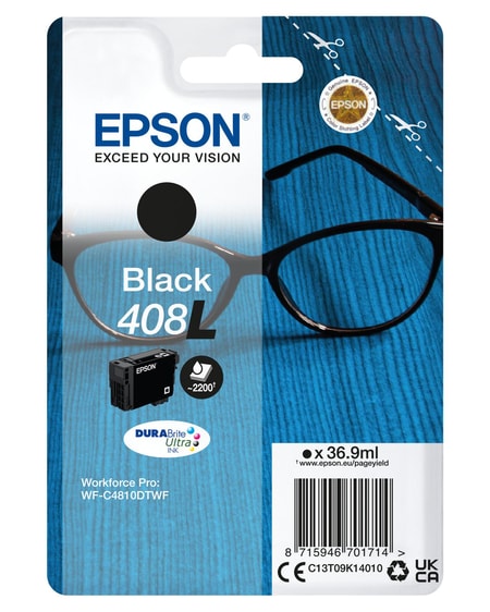 Singlepack Black 408L DURABrite Ultra Ink Druckerpatrone