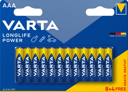  LONGLIFE Power AAA 8+4 Blister Batterie