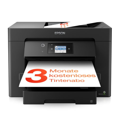 WorkForce WF-7830DTWF A3-Multifunktions-Tintenstrahldrucker mit Wireless, mit Tinte für 3 Monate
