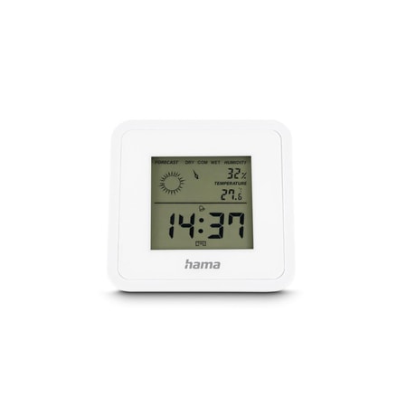 Thermometer und Hygrometer "Borneo", digital, für innen, Weiß (00185891)