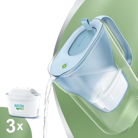 Wasserfilter-Kanne Style eco hellgrün (2,4l) inkl. 3 MAXTRA PRO All-in-1 Kartusche