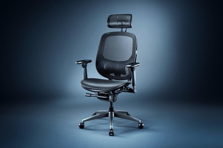 Fujin Pro Mesh-Gaming-Stuhl, Schwarz