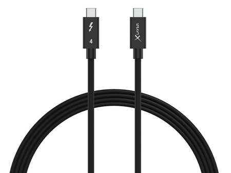 USB-C Thunderbolt 4 Kabel, 1 m, 240 Watt, 8K@60 Hz, Schwarz