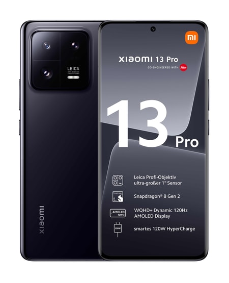 13 Pro 12GB+256GB 5G Ceramic Black Smartphone