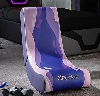 Lava Video Rocker Kinder-Gaming-Stuhl, faltbarer Bodenrocker für Kinder und Jugendliche
