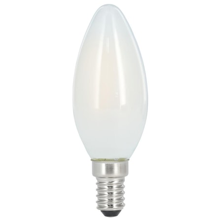 LED-Filament, E14, 806lm ersetzt 60W, Kerzenlampe, Warmweiß, Matt (00112931)